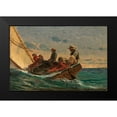 thumbnail image 2 of Homer, Winslow 14x11 Black Modern Framed Museum Art Print Titled - The Flirt, 2 of 5