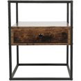 thumbnail image 5 of Mesita de Noche Vintage,Mesa para café con Compartimento Delantero Abierto,Fácil de Limpiar, para Salón Dormitorio esquí esquí Gafas de esquí, 5 of 5