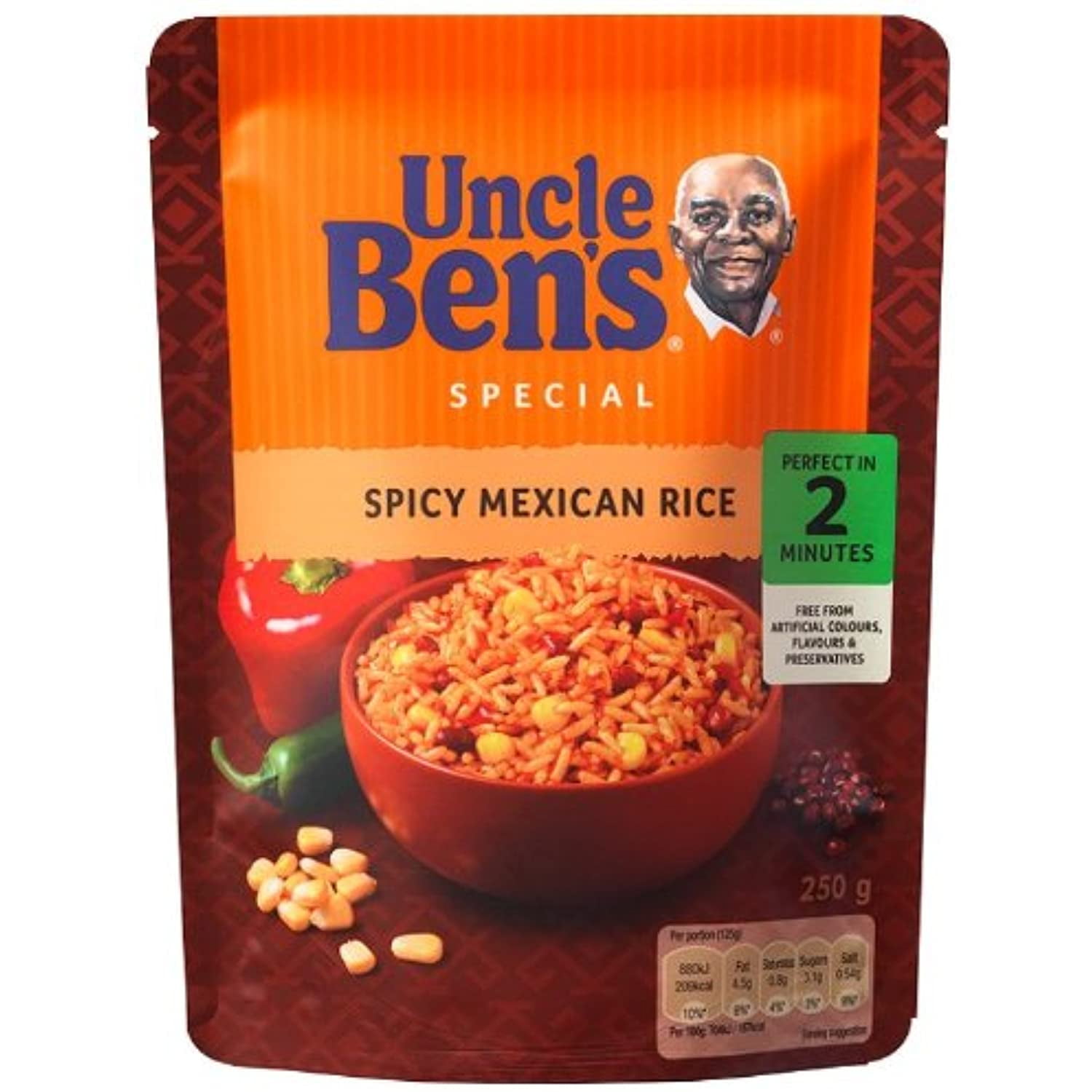 Uncle Bens Express Spicy Mexican Rice 250G
