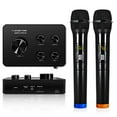 thumbnail image 2 of Sound Town Wireless Microphone Karaoke Mixer System, Supports HDMI ARC, Optical (Toslink), Smart TV, Media Box, PC, Bluetooth, Soundbar, Receiver, AUX (SWM15-PROS), 2 of 15