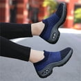 thumbnail image 5 of Tvtaop Womens Wedge Platform Shoes Comfortable Walking Shoes Breathable Knit Ladies Workout Sneakers Casual Sock Shoes, 5 of 8
