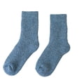thumbnail image 2 of Winter Women Solid Color Thicken Thermal Warm Middle Tube Soft Woolen Socks, 2 of 8