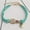Green, variant on Hollow Pineapple Letter BF Double-layer Bracelet