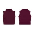 thumbnail image 4 of Creative Knitwear Kids Unisex Full Zip Polar Fleece Vest, Maroon, Sizes 12M - Size 6, 4 of 7