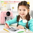 thumbnail image 6 of MARVUE Instant Print Camera, Digital Video Cameras for Toddler Girls Age 6-12, Pink, 6 of 7