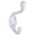 thumbnail image 2 of National Hardware 7176464 Crochets pour Manteaux et Chapeaux Résistants - Blanc, 2 of 2