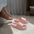 thumbnail image 4 of Anuirheih Pillow Slippers for Women and Men, Shower Sandals Comfy No-Slip Soft Thick Sole Bathroom Bath Slippers(Pink), 4 of 4