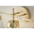 thumbnail image 7 of Kenroy Home Delgado 21'' Vanity Light 3-Light Wall Light Fixture Transitional Table Light Fixture for Bathroom, Hallway, or Office, Antique Brass, 7 of 7