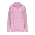 thumbnail image 1 of Styesk Cardigan Sweater for Men Open Front Zipper Knit Sweater Casual Soft Chunky Plus Size Cardigans Loose Fit Long Sleeve Sweater, 1 of 4