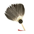 thumbnail image 4 of Segolike Ancient Chinese Zhuge Liang Feather Fan Feather Handheld Fan Decorative Portable Versatile Men Kongming Feather Fan for F, 4 of 8