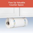 thumbnail image 3 of Spectrum Diversified, Easy Installation Wall Mount Paper Towel Holder, Clear, 3 of 5