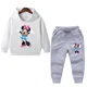 thumbnail image 3 of Traje de primavera y otoño para niñas de Disney, ropa para niñas pequeñas, sudaderas con capucha y pantalones deportivos, conjuntos de 2 piezas, chándal de moda para niños pequeños, 3 of 5