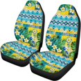 thumbnail image 5 of Uourmeti Tropical Flower Leaf Print Car Seat Covers Full Set Lightweight Seat Protection Cover Easy to Install Polyester Car Seat Cover Sets Fit for Truck Cars, 5 of 10