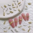 thumbnail image 2 of Limei 20Pcs Nail Decorations Exquisite Alloy 3D Nail Charms DIY Manicures Designs, 2 of 7