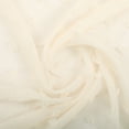 thumbnail image 3 of Lanco Ivory Curtain, Grommet Sheer Window Curtains for Bedroom, Living Room , 2 Panels, 37Wx84L , Dotted Curtains, 3 of 5
