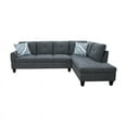 thumbnail image 3 of Star Home Living Puebla Linen Fabric Sectional Sofa Set in Dark Gray, 3 of 4