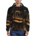 thumbnail image 3 of Saiise Five Nights At Freddy'S Men's Graphic Print Long Sleeve Drawstring Hoodie Pullover Sweatshirt-Medium, 3 of 6