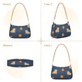 thumbnail image 7 of FORMRS Womens Shoulder Bag with Chain Strap Clutch Purse Cute Tote Handbag, Blue Capybaras, 7 of 7