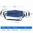 thumbnail image 3 of Comfort Slings Sitting Assist Slings Caregiver Lifting Bed Transfer Elderly Safety Slings,QS02-blue, 3 of 11