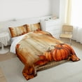 thumbnail image 3 of Manfei Autumn Orange Pumpkin Bedding Comforter Set, Fall Harvest Festival Twin Comforter Sets, Teen Kid Child Reversible Bedding Set, Ultra Soft Home Decor, 2pcs, 3 of 8