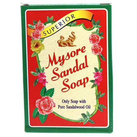 Mysore Sandal Soap, 75 Grams (Pack of 12 BARS)