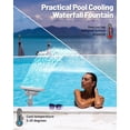 thumbnail image 3 of Fuente para piscina ZCONIEY, cascada ajustable con giro automático, 3 of 9