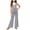 Black, variant on akafmk Teen Girls 2 Piece Outfits Striped Bow Front Sleeveless Peplum Tank Tops Wide Leg Pants Sets Summer Outfit Set 9-16 Years