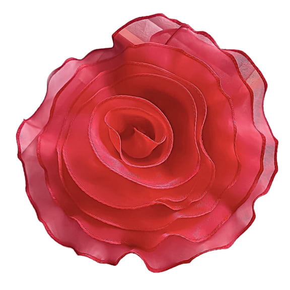 Handmade Costume Appliques Silk Flower for Ethnic Dress Corsages Decors 3D Flower Patches Sewing Garment Appliques
