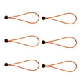 thumbnail image 1 of 6 Pcs 15 cm Balle Robuste Balle Bungee Bungee Cordon Cordon à Attacher Sangles de Auvent Orange, 1 of 7