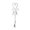 A004- Silver, variant on Spoon Stainless Steel Silver Decorative Handle Coffee Stirring Spoon 1 Pack for Drinks Desserts Romantic Gift for Her for Girlfriend for Wife