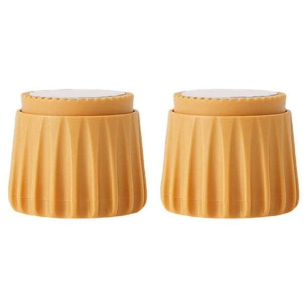 Scienceny 2 piezas de cabecero de cama, herramienta antivibración, adhesivo ajustable portátil, tapón de cama de alta resistencia, fijador de Herramientas y ferretería Amarillo Pequeña