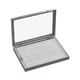 thumbnail image 4 of Caja de exhibición de anillos jinwen organizadora de joyas decorativa a prueba de polvo 35 cm x 24 cm x 5 cm, 4 of 8