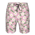 thumbnail image 4 of Kdxio Daisies Flowers Pattern Mens Casual Shorts - Drawstring Summer Beach Sports Shorts for Men, 4 of 9