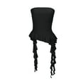 thumbnail image 4 of Ovbmpzd Women Tank Tops Going Out Black Y2k Square Neckline Skinny Sleeveless Stretchable Tank Tops for Women,S, 4 of 5