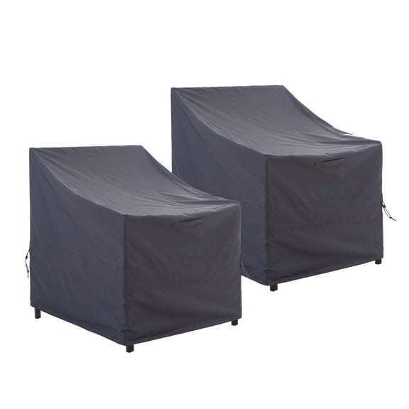 WJ-X3 Waterproof Patio Outdoor Lounge Chair Covers, 33"W x 35"D x 36"H, Gray