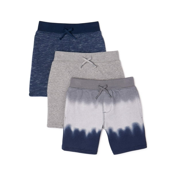 Garanimals Baby Boy & Toddler Boy French Terry Shorts Multipack, 3Pack, 12M5T