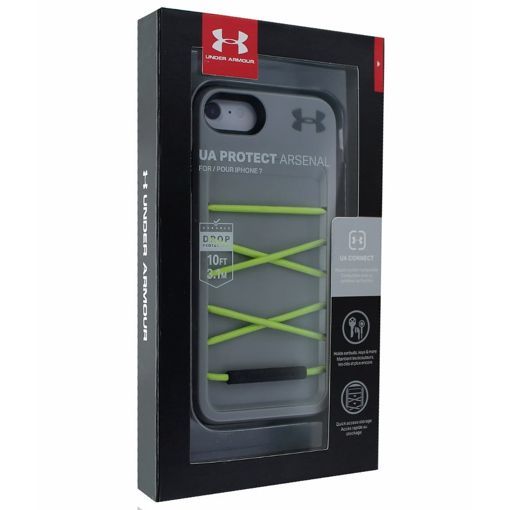 Under Armour Arsenal Series Wallet/Storage Case for iPhone 7 Gray