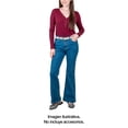 thumbnail image 2 of Jeans Riders By Lee para Dama, Flare Azul Talla 7, 2 of 4