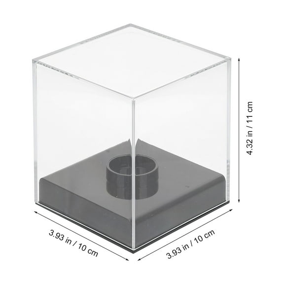 Homoyoyo Clear Acrylic Display Case for 1 Piece Collectibles, Protective Display Box for Figurines, Models, and Memorabilia