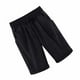 thumbnail image 3 of Pantalones cortos Cintura elástica Pantalones cortos sueltos Mujer Trajes de verano, Negro, XXL Eigraketly AP002089-24, 3 of 6