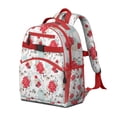 thumbnail image 2 of Pioneer Flower Floral Print Pattern Backpack for School,Cute School Bag,Schoolbag with Adjustable Shoulder Straps & Padded Back,15.25"x11.5"x5.25", 2 of 5