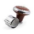 thumbnail image 3 of Unique Bargains Useful Plastic Metal Power Handle Steering Wheel Knob w Brown Crown Pattern Design, 3 of 4