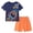 C03-Dark Blue, variant on Sgkm Easter Outfit Baby Boy Cotton Short Sleeve Toddler Boy Outfits Shorts Set Size 2-8 Years Playwear Comfy Clothes