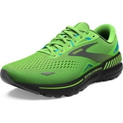 Brooks Mens Adrenaline GTS 23 Supportive Running Shoes Green Gecko Grey Atomic Blue 10.5 Medium