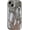 Silver, variant on for iPhone 14 Case,Water Ripple Wave Meteorite Bubble Chrome Plating Soft Phone Case (Silver)