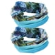 thumbnail image 3 of Pañuelo Elástico Sincero 2 Piezas Estampado de Peces Protector Solar, 3 of 10