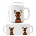thumbnail image 4 of MUGBREW 11 Oz Ceramic Tea Cup Coffee Mug, Nursery Baby Horse Foal, 4 of 7
