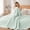 Green, variant on Lightweight Reversible Quilted Blanket, Soft Breathable Summer Fall Bed Blanket,King 91" x 102"