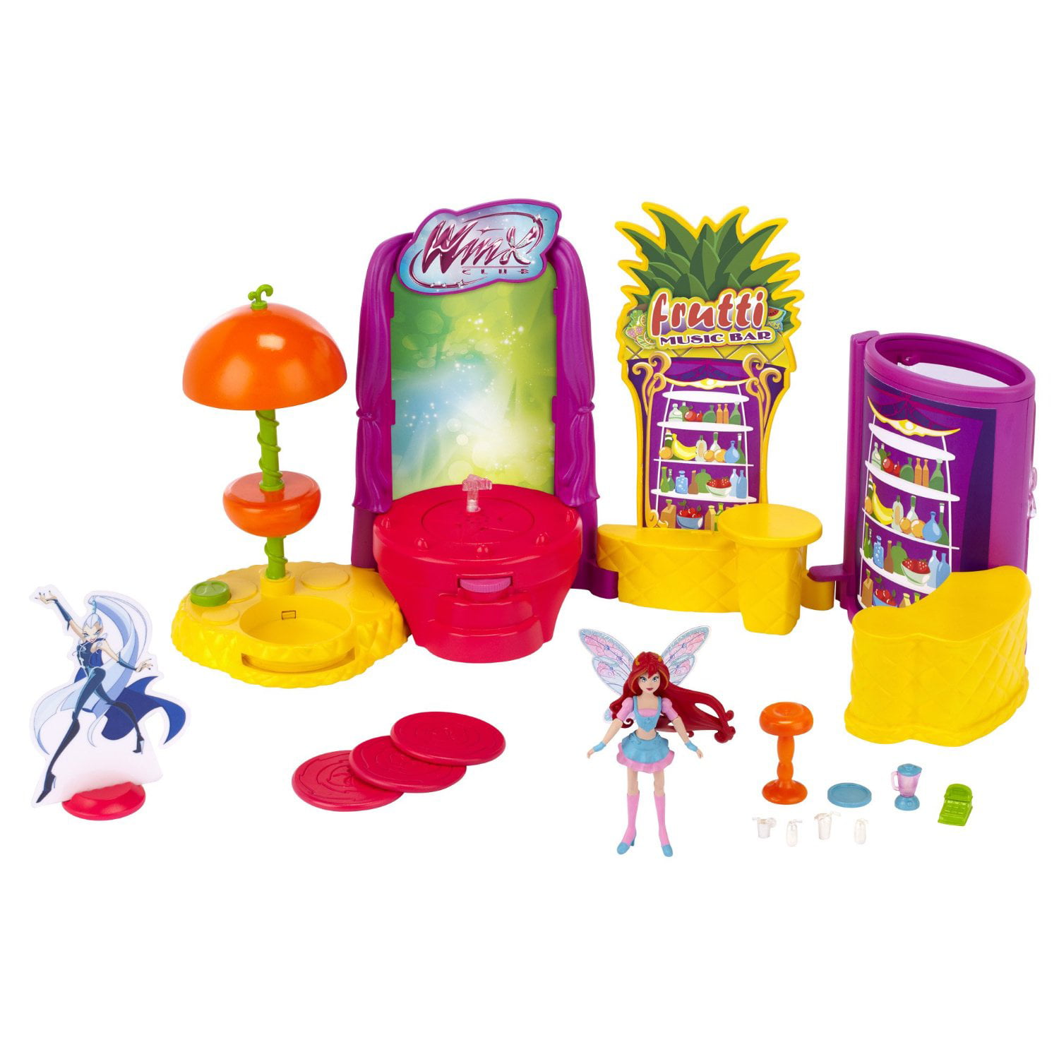Jakks Pacific Winx Club Frutti Music Bar 4-in-1 Playset Contains Music & Sounds 