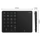 thumbnail image 4 of USB+Bluetooth Numeric Keypad with Touchpad Wireless Digital Keyboard with 22 Keys Number Keypad, 4 of 5